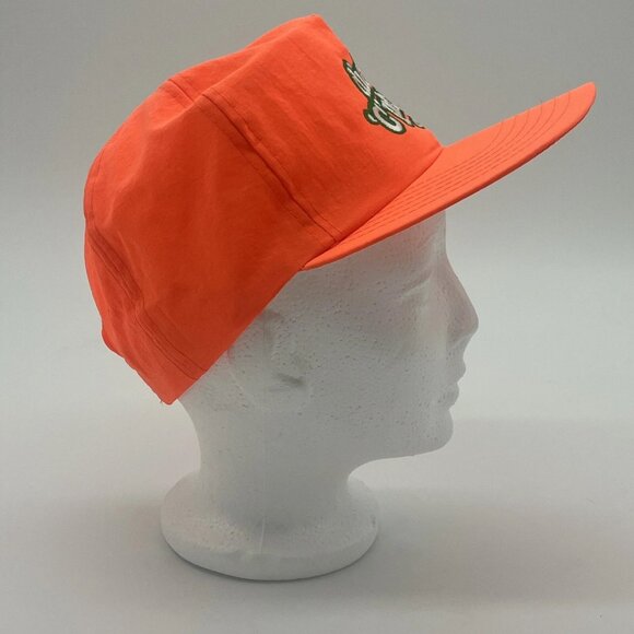 Vintage 90s Diet C-Plus Orange Snapback Hat Cap Orange - Picture 4 of 7